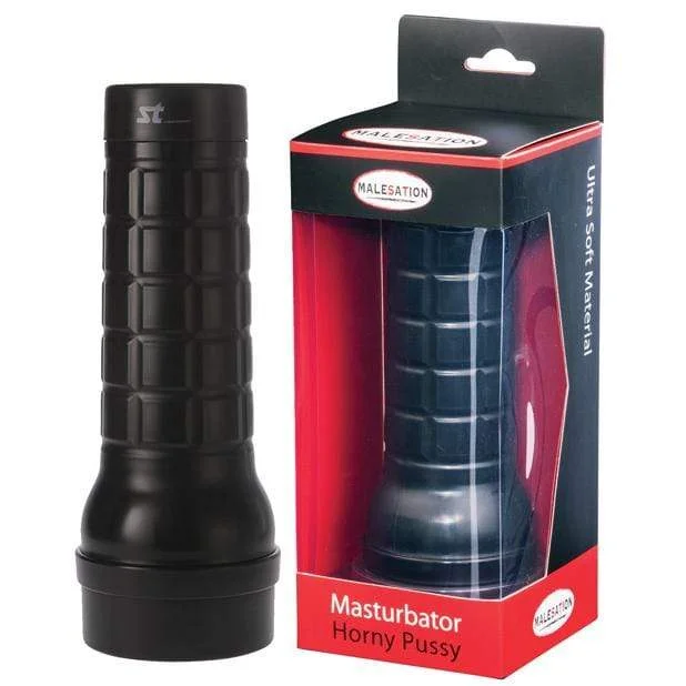 Malesation - Horny Pussy Ultra Soft Masturbator (Black)