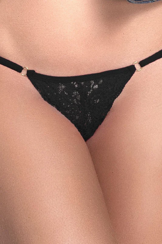 Keyhole Lace Thong