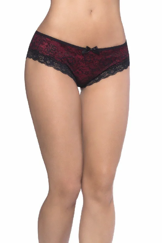 Lace Overlay Cage Panty