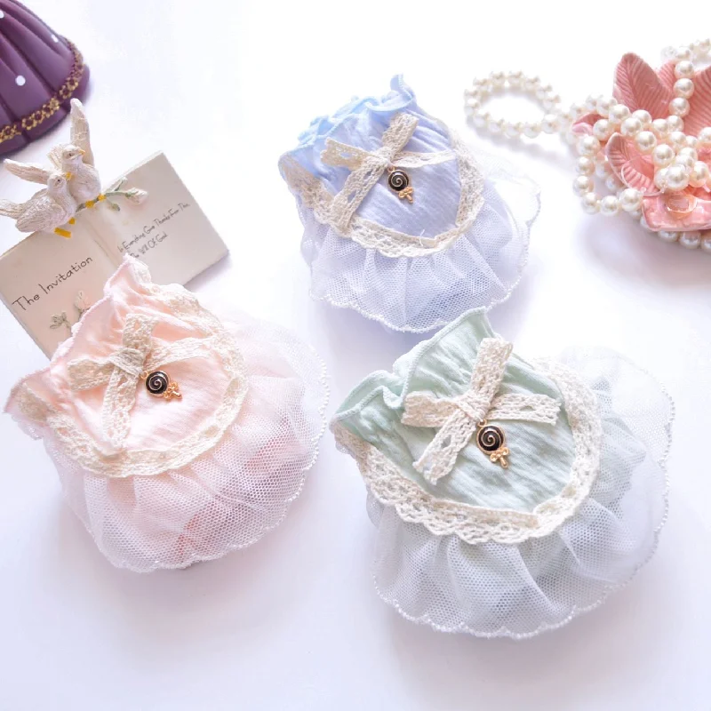 3pcs-Kawaii Fruit White Kiss Me Panty