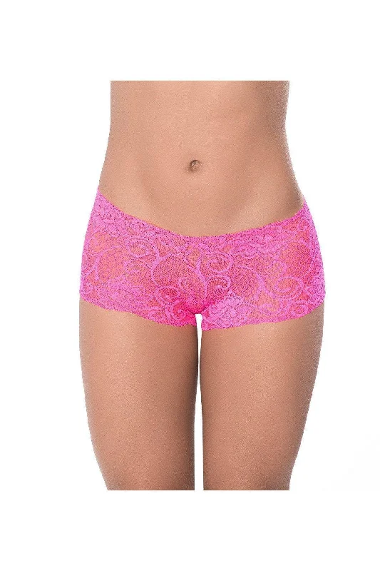 Lace Boyshort | Pink