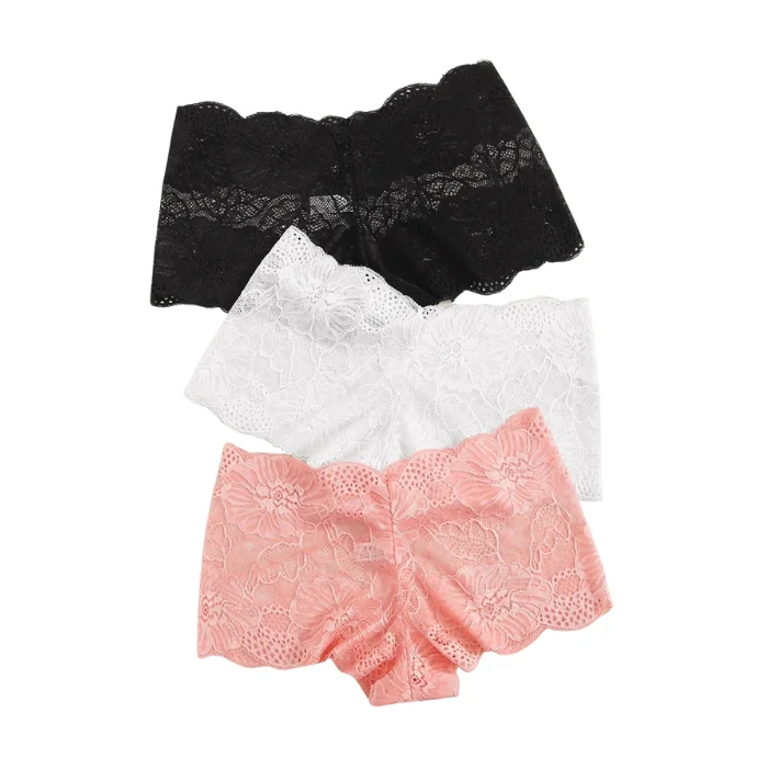 Floral Lace Panty Pack